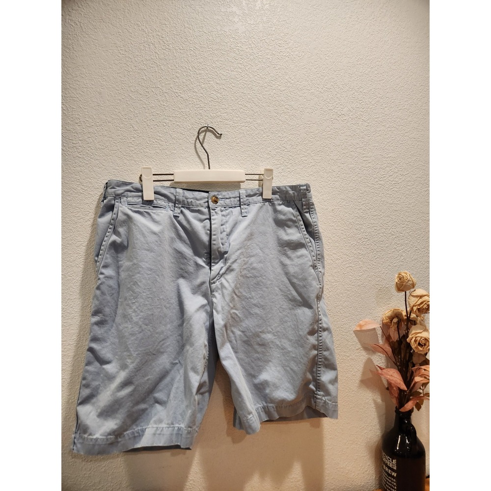 Polo Ralph Lauren Men's Relaxed Fit Light Blue Cotton Shorts 36 Chino vacation‎